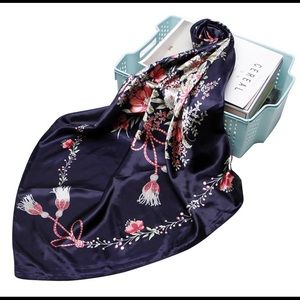 BN large satin scarf 90x90cm